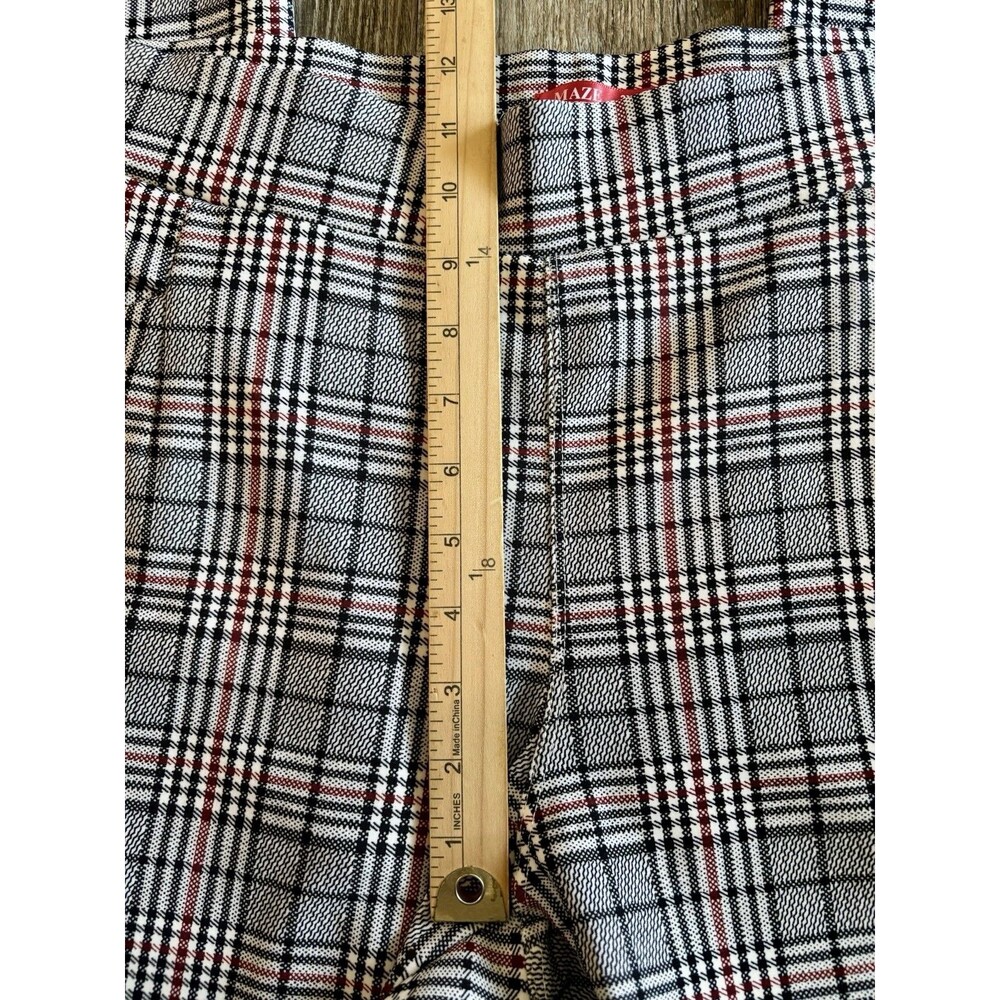 Maze Collection Levanta Cola Scuba Gray Black Plaid Slimming Pants Women 3X NWT - Picture 4 of 12